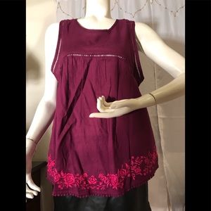 Authentic American heritage sleeveless top